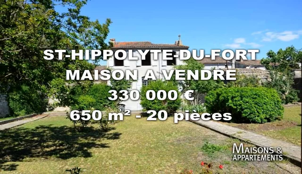 SAINTHIPPOLYTEDUFORT MAISON A VENDRE 330 000 € 650 m² 20