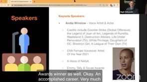 One Voice Conference - Keynote Speaker!