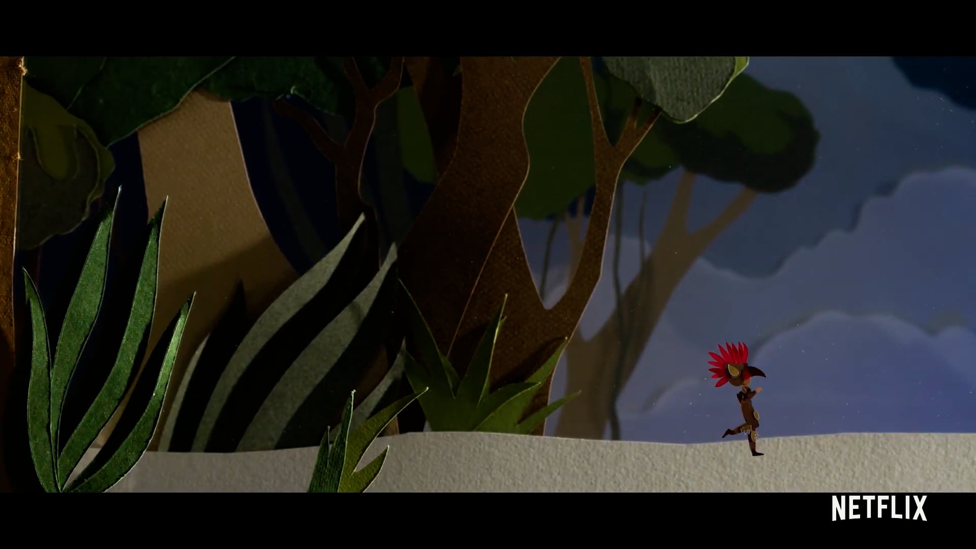 Maya vs Acat Stop Motion Fight Remade with PAPER | Maya and the Three | Netflix After School