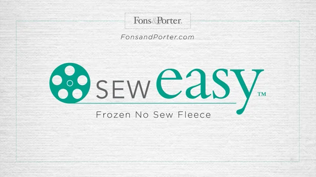 Disney's Frozen No-Sew Fleece Blanket tutorial – Fons & Porter