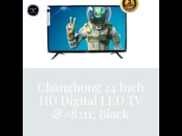 Changhong 24 inch digital tv with free to air channels