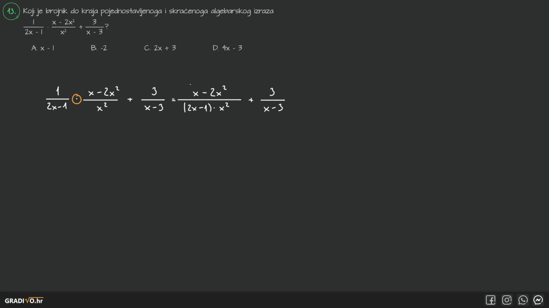 Matematika B - 2014. ljeto, 13.