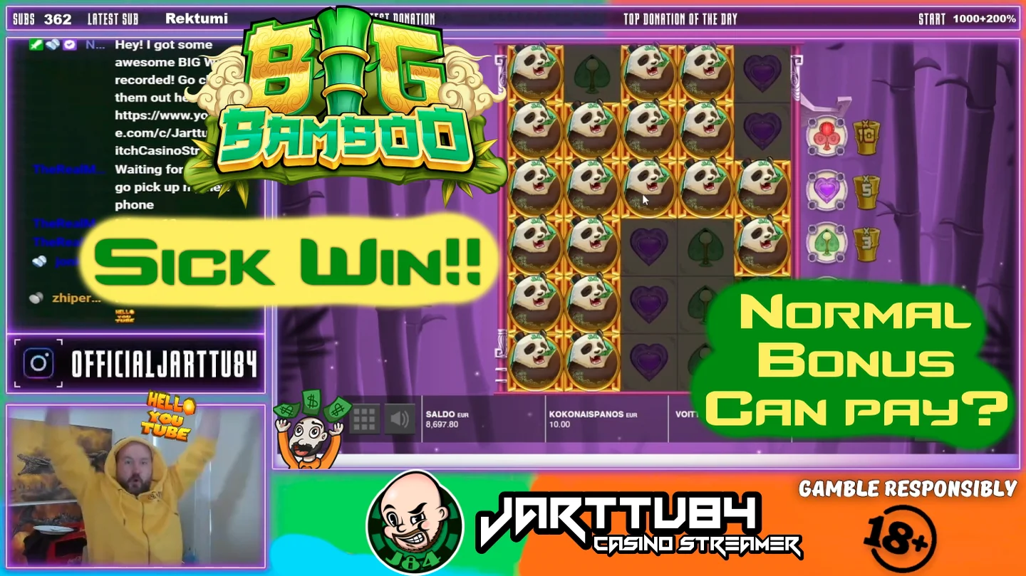 Normal 5 Spin Bonus!! Sick Win From Big Bamboo Slot!!.mp4 on Vimeo