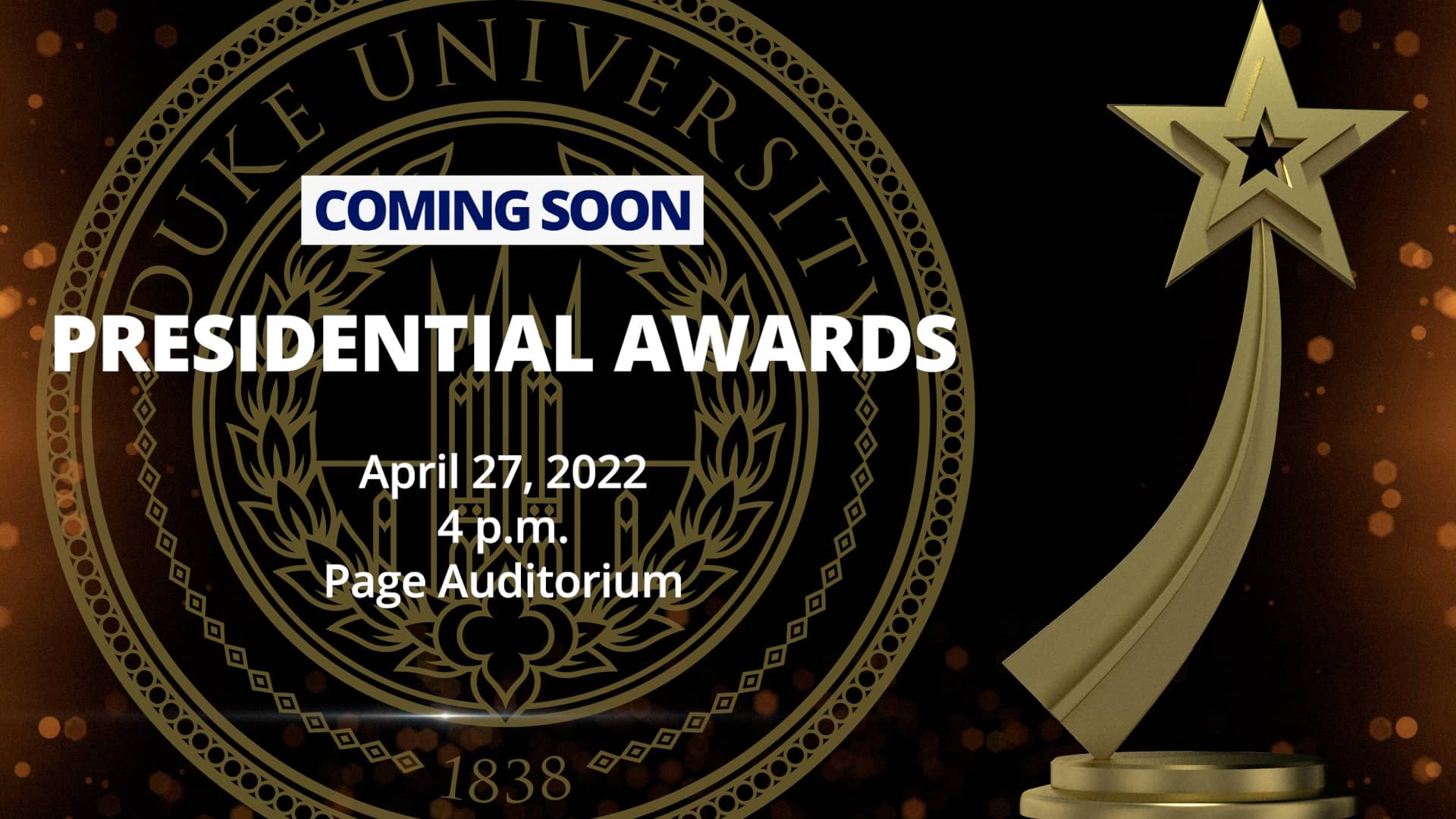 Duke Presidential Awards 2022 Promo on Vimeo