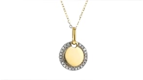 10 ct. t.w. Diamond Medallion Pendant Necklace in 14kt Yellow Gold