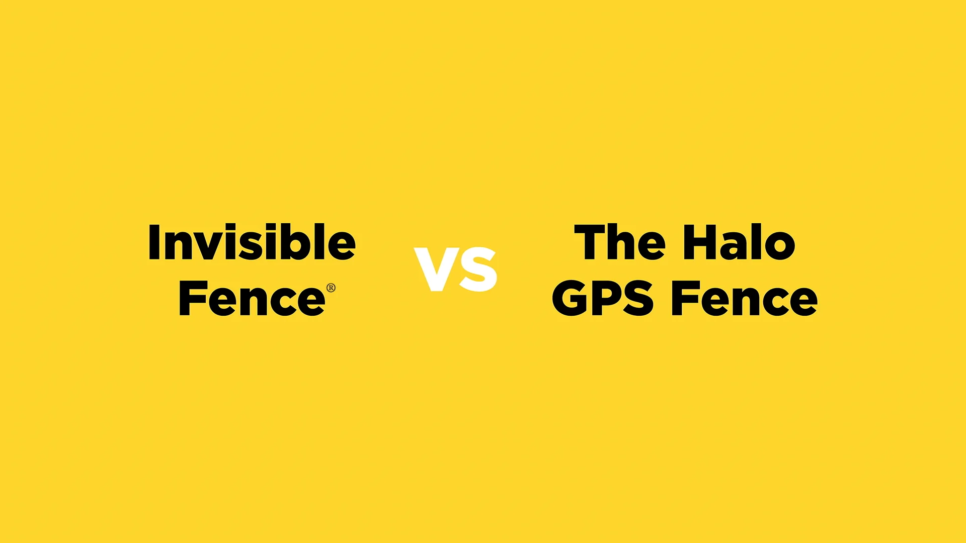 Halo GPS Fence vs Invisible Fence Comparison