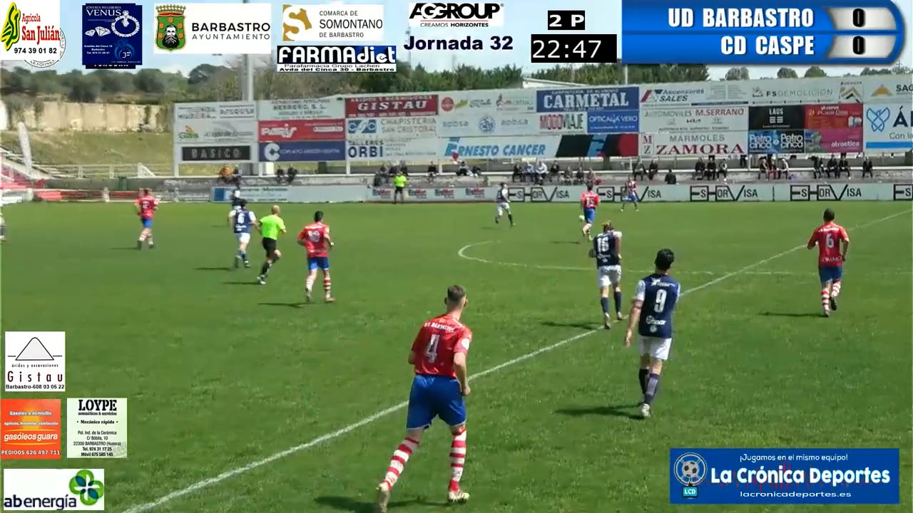 (RESUMEN) UD Barbastro 0-0 CD Caspe / Jornada 32 / 3ª División