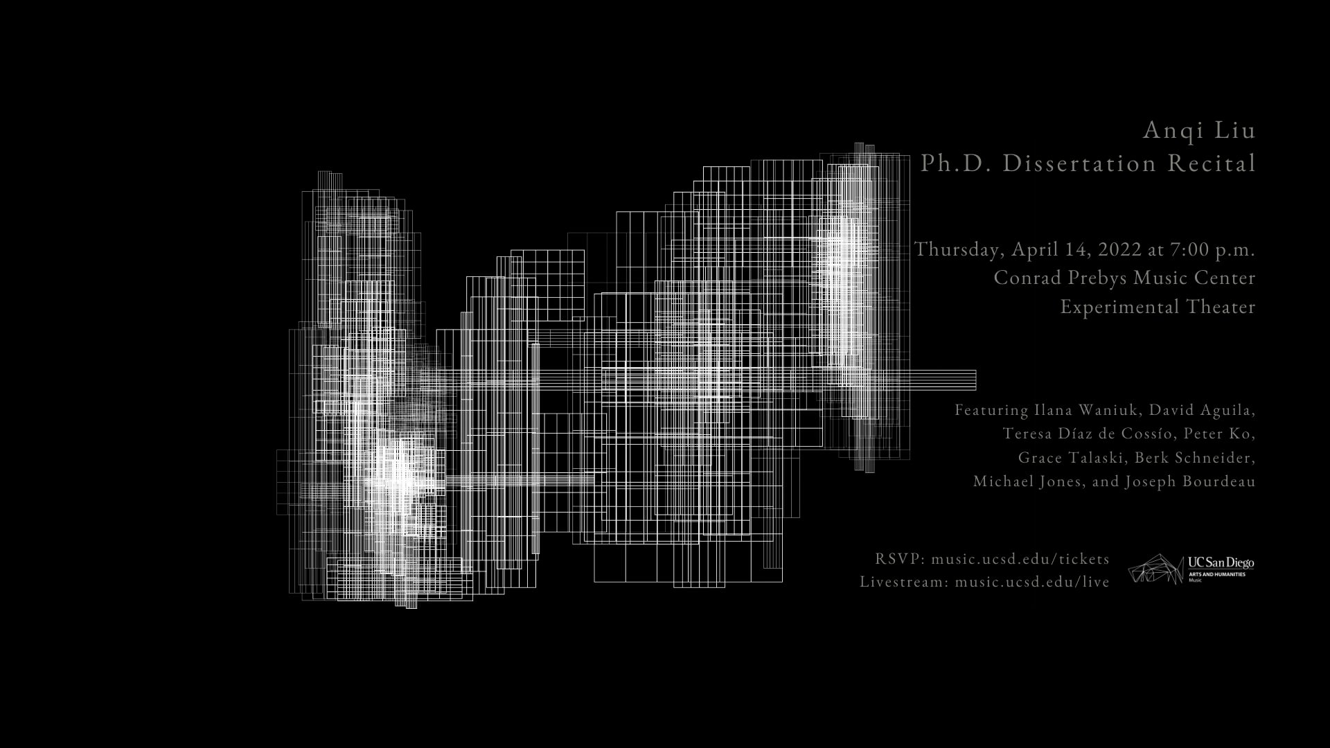 Anqi Liu - PhD Dissertation Recital - April 14, 2022