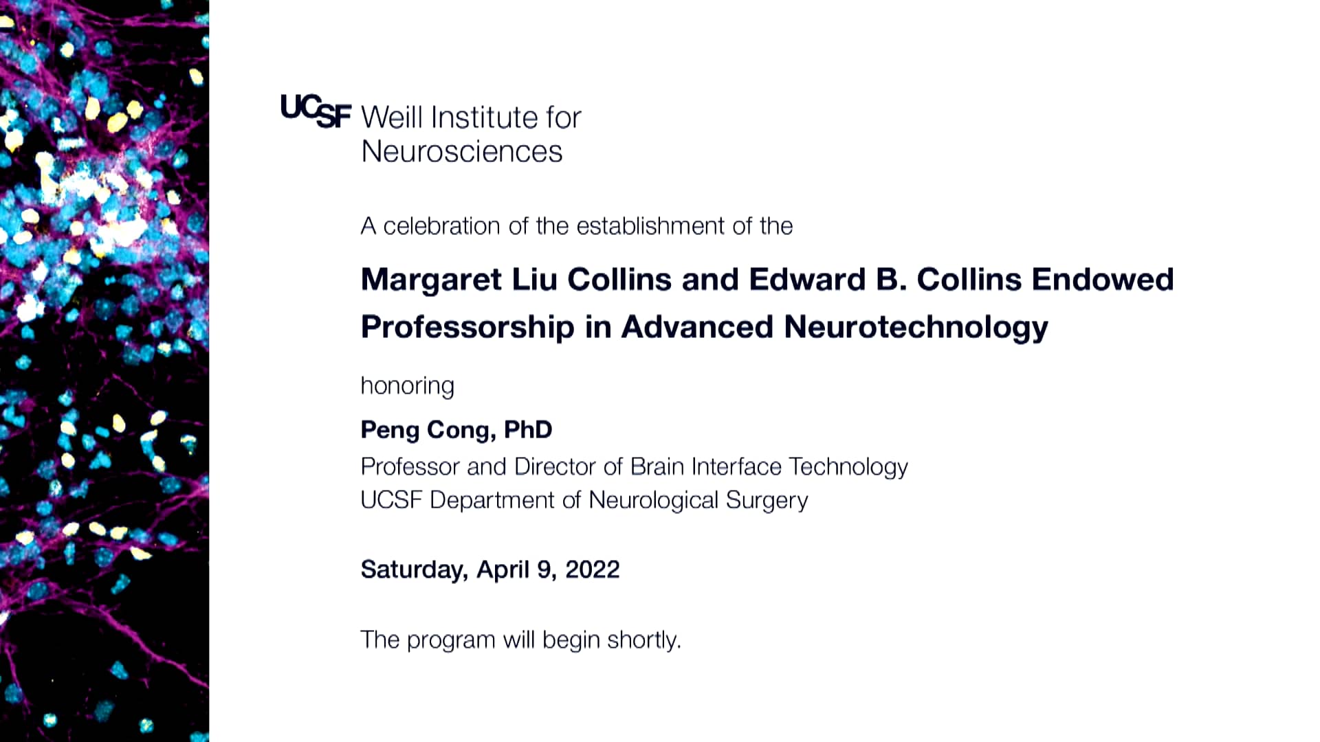 Margaret Liu Collins and Edward B. Collins Endowed Professorship