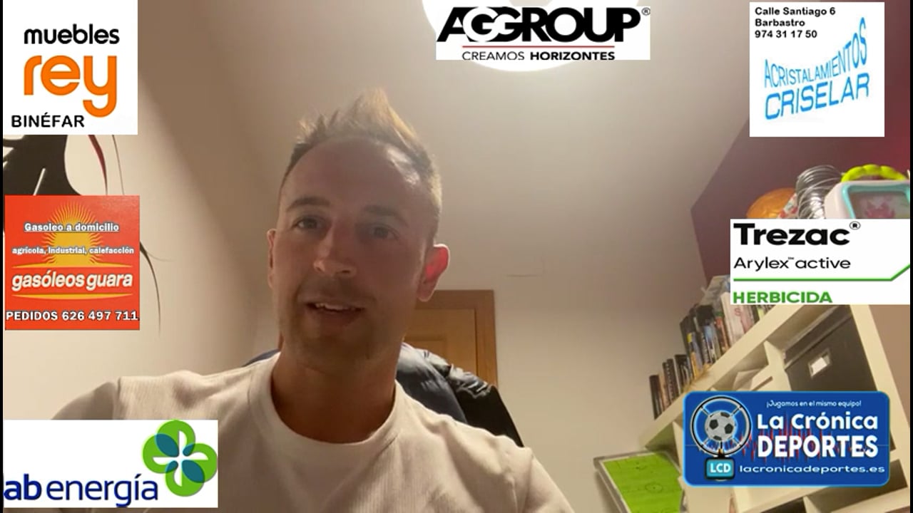 LA PREVIA / CF Illueca - CD Binéfar / DAVID GIMÉNEZ (Entrenador Binéfar) Jornada 32 / 3ª División