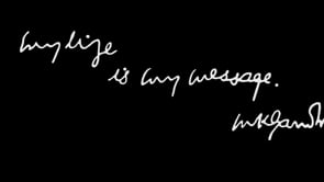 Gandhi's Funeral Clip