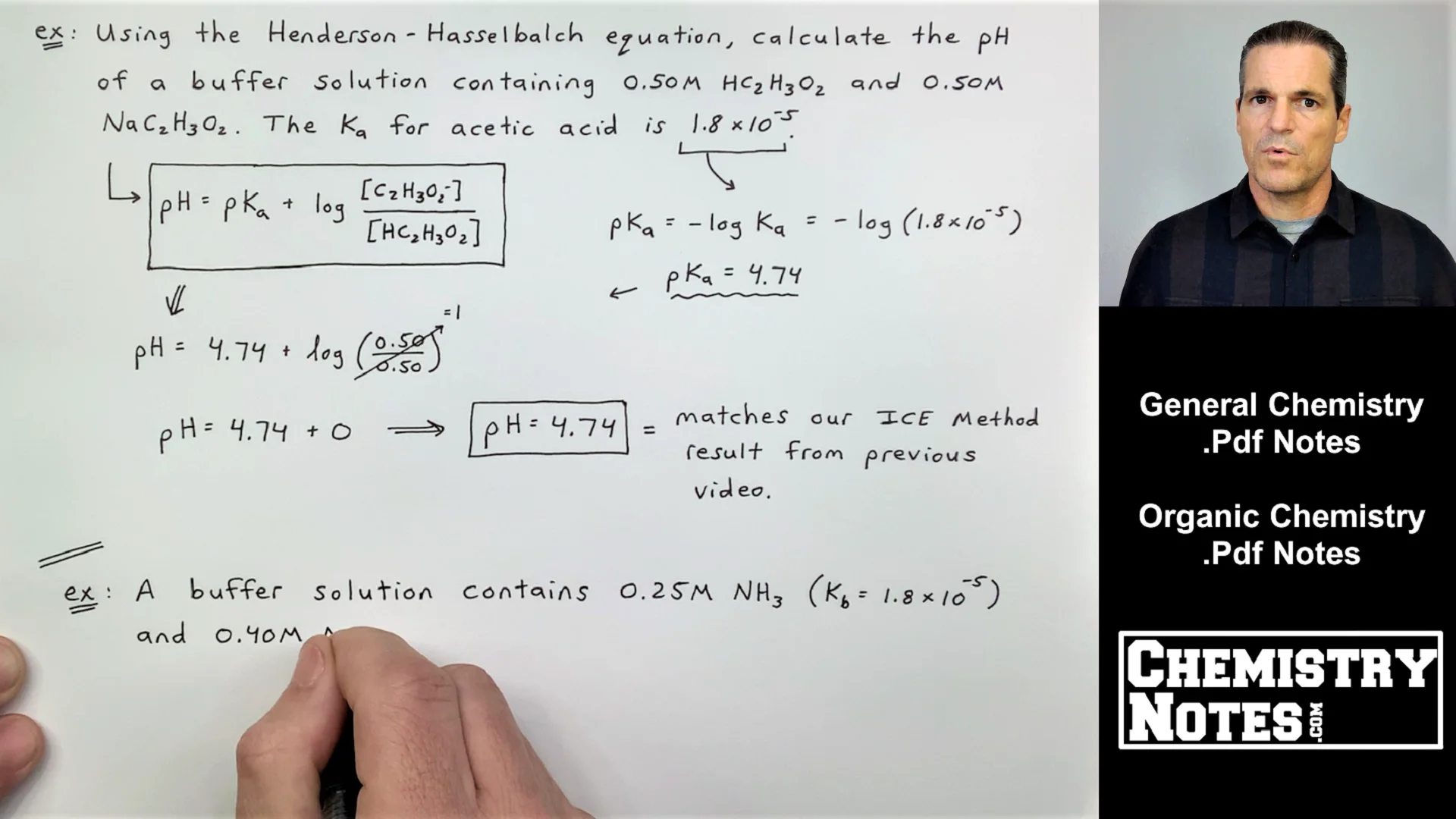 What is the Henderson-Hasselbalch Equation?//Derivation of the