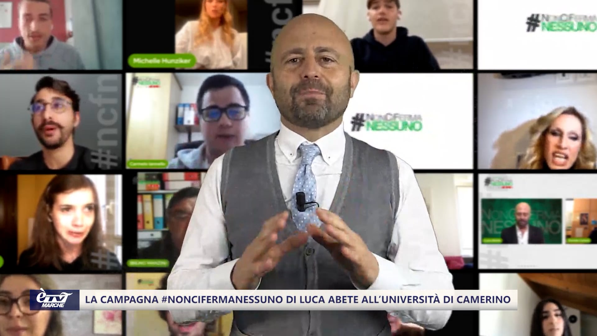 La campagna #NonCiFermaNessuno di Luca Abete all’Università di Camerino