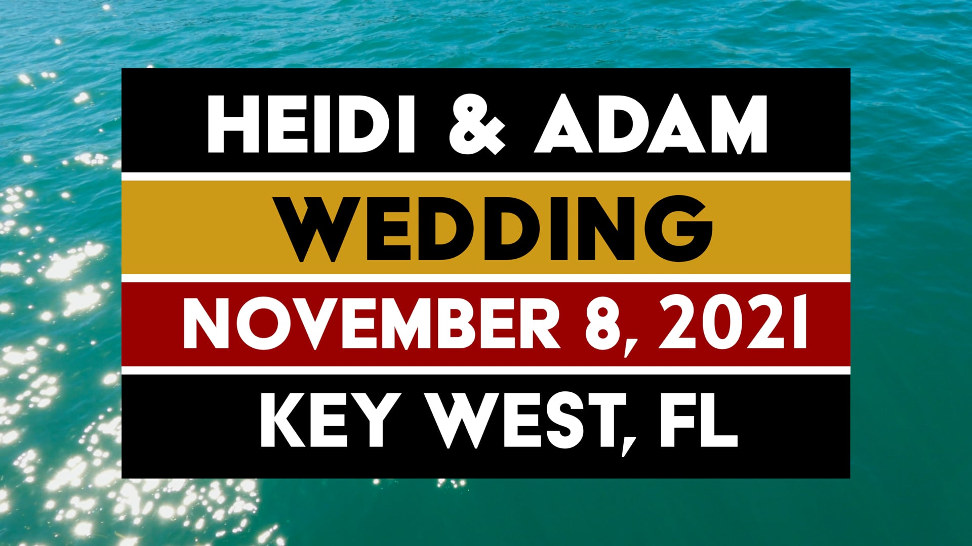 Heidi & Adam's Key West Wedding