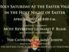 Holy Saturday at The Easter Vigil in The Holy Night of Easter- April 16, 2022 - Archdiocese of Hartford CT