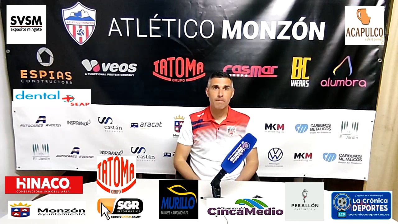 CRISTIAN ABAD (Entrenador Monzón) At Monzón 2-1 Epila / J 32 / 3ª División