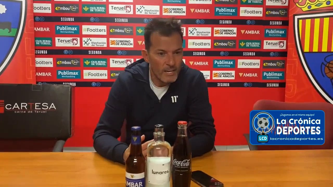 DANI ASO (Entrenador Huesca B) CD Teruel 2-3 SD Huesca B / J 30 / 2ª RFEF - Grupo 3 / Fuente: Twitter SD Huesca B