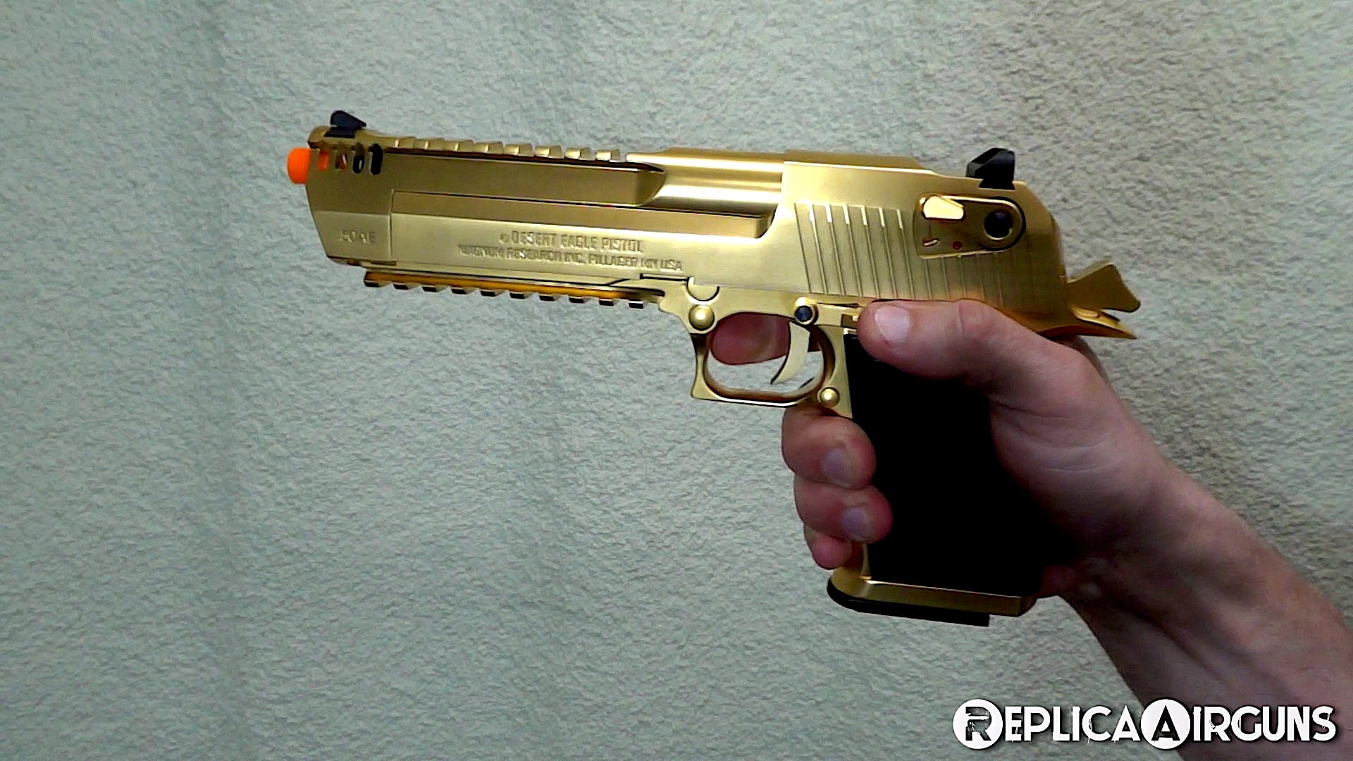 WE 1911A Titanium Gold Gas Blowback Pistol (Full metal - Gold)