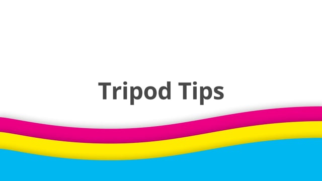Cinebody Filming | Tips & Tricks | Tripod Tips