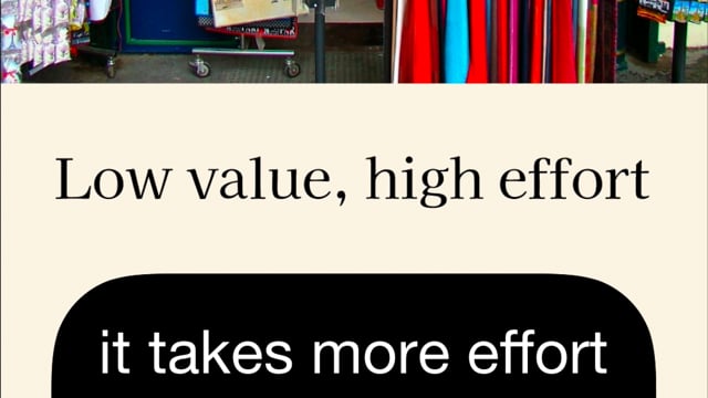 Influencing perceived value with content design