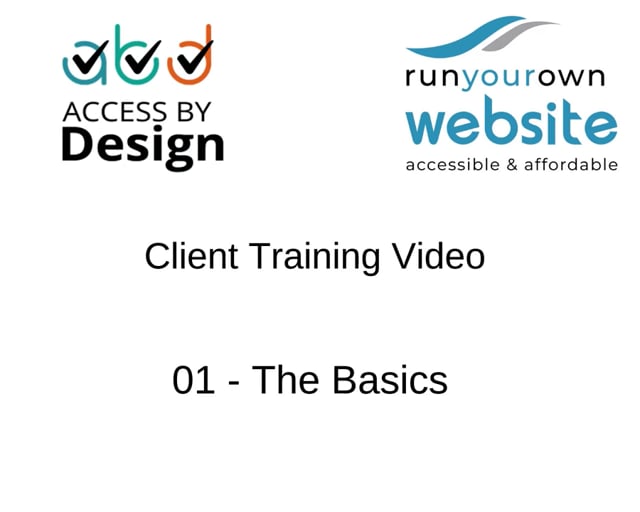 Training Videos on Vimeo