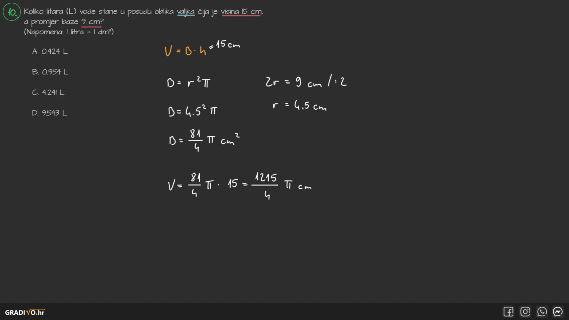 Matematika B - 2013. jesen, 10.