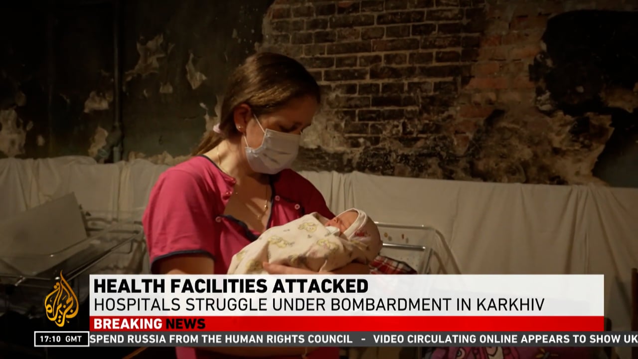 War in Ukraine - Kharkiv 7th April 2022 - The Subterrainian Neo Natal Ward