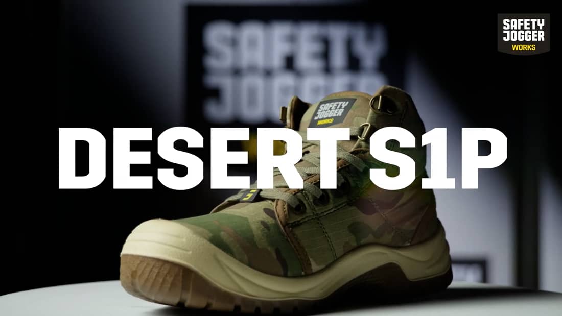 Chaussures de sécurité montantes Desert S1P SRC noir T.39 Safety Jogger