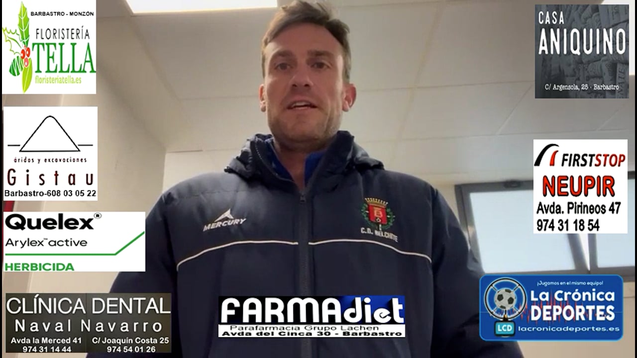 JOSÉ CARLOS COLLADOS (Entrenador Belchite)  CD Belchite 1-1 Santa Anastasia / J 32 / 3ª División