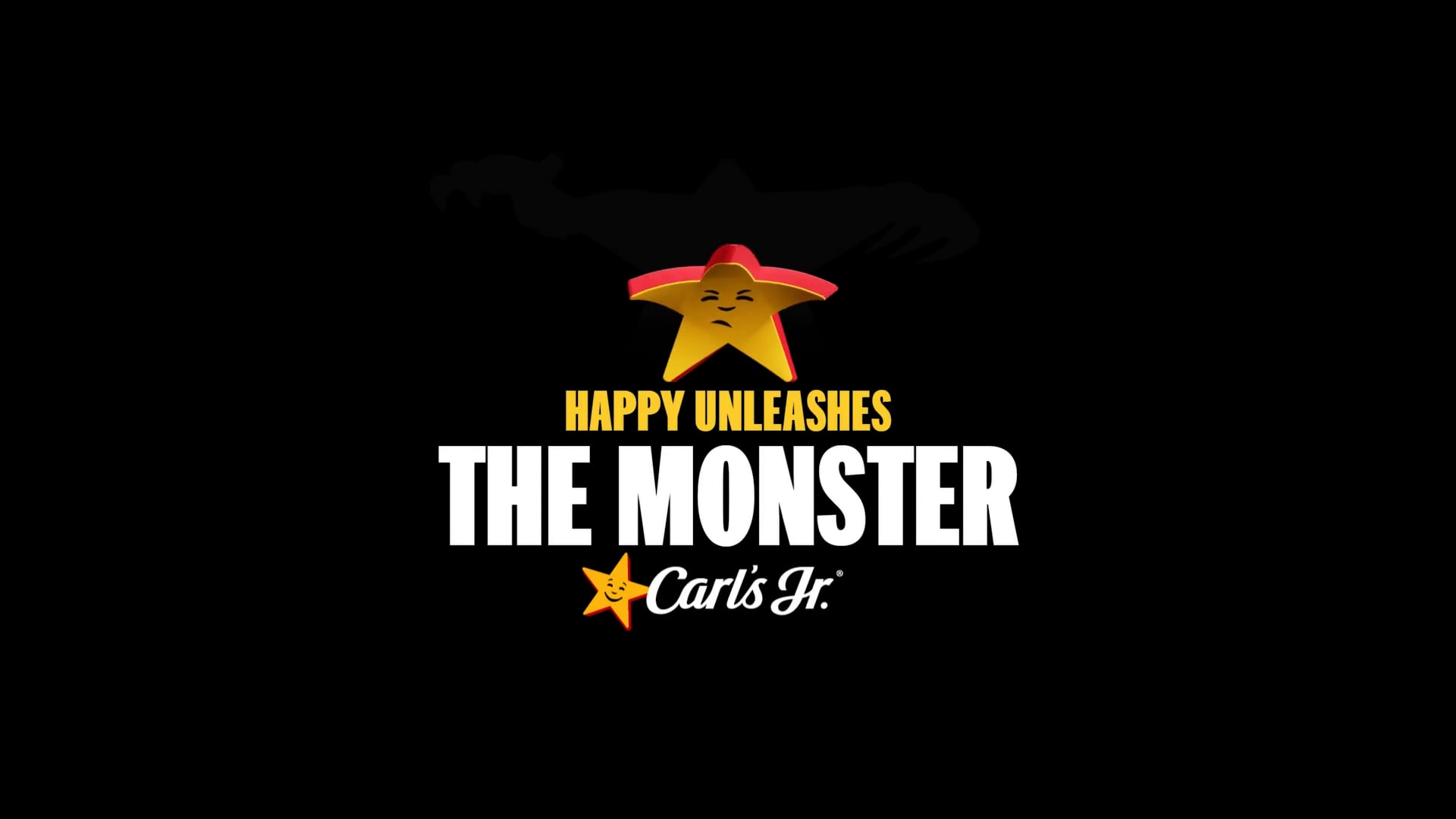 Carl’s Jr   Happy Unleashes The Monster Angus Thickburger®