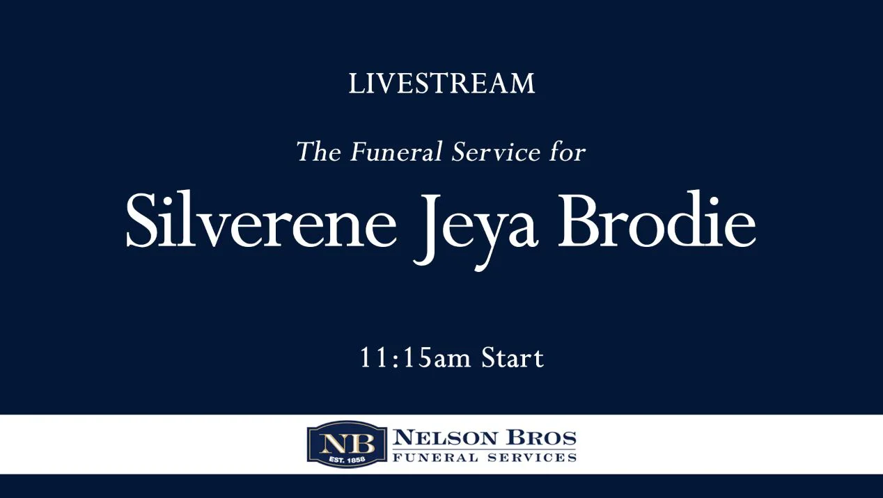 The Funeral Service for Silverene Jeya Brodie