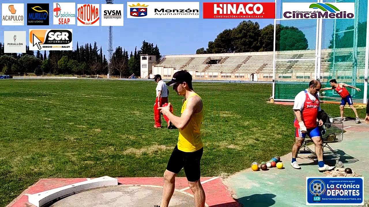 EL CENTRO ATLETICO HINACO MONZÓN CELEBRÓ EL TROFEO LANZADOR COMPLETO