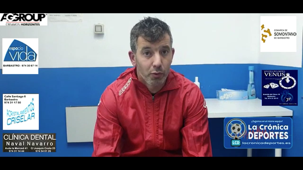 CARLOS GALLIZO (Entrenador Santa Anastasia) CD Belchite 1-1 Santa Anastasia / J 32 / 3ª División