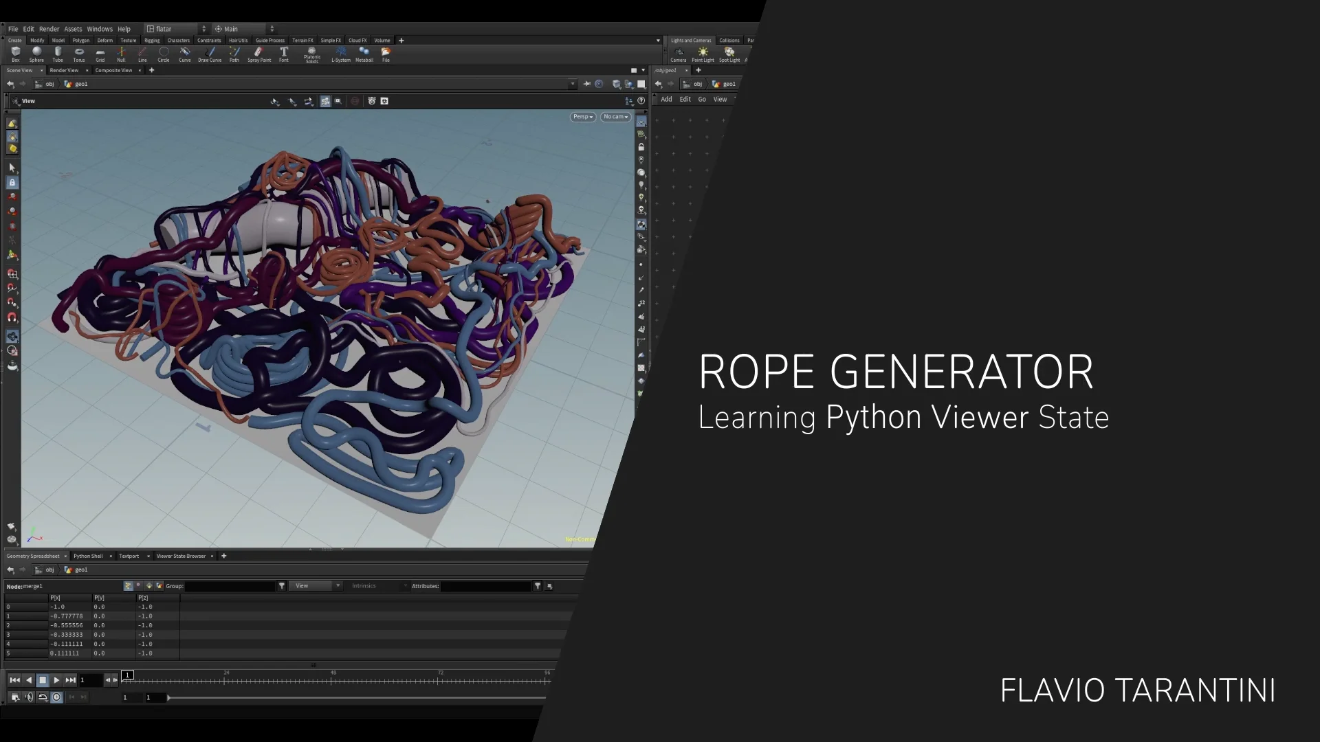 Rope Generator - Learning Python Viewer State on Vimeo