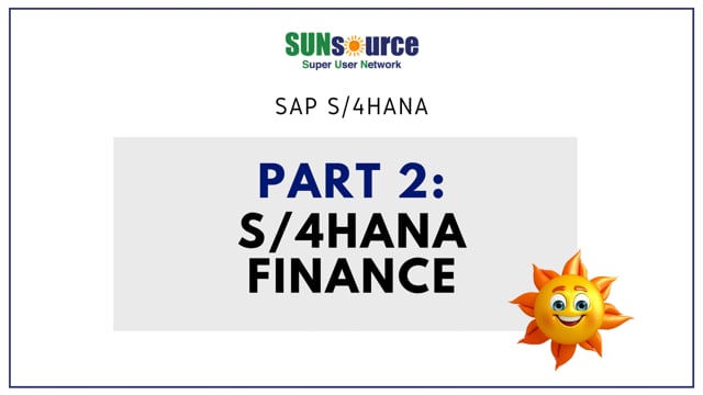 S/4HANA Part 2: Finance