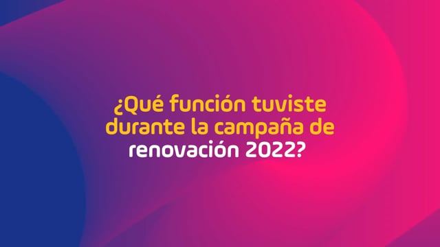 Testimonios de colaboradores de la Campaña Renovación 2022