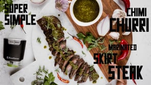 Nick DiGiovanni - Super Simple Chimi Curry Marinated Skirt Steak