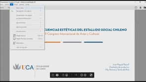 Causas y consecuencias estéticas del estallido social chileno.