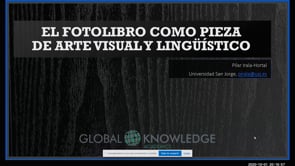 EL FOTOLIBRO COMO PIEZA DE ARTE VISUAL Y LINGÜÍSTICO.