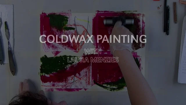 Cold Wax Painting Resources (Cinnamon Pink)
