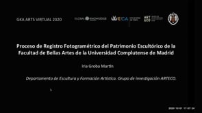 Proceso de Registro Fotogramétrico del Patrimonio Escultórico de la Facultad de Bellas Artes de la Universidad Complutense Madrid