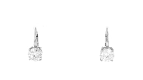 3.20 ct. t.w. Moissanite Earrings in Sterling Silver