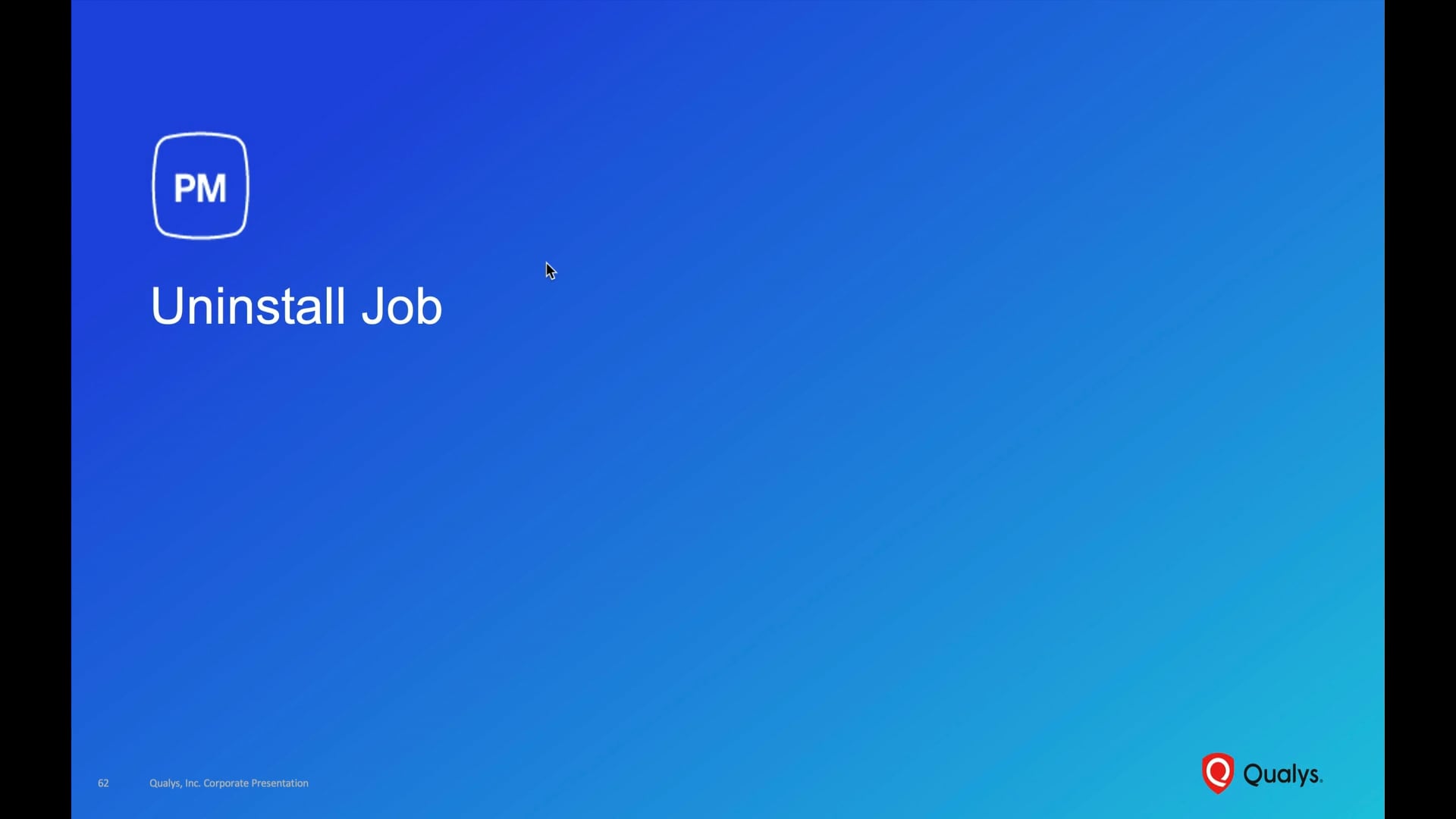 Uninstall Job