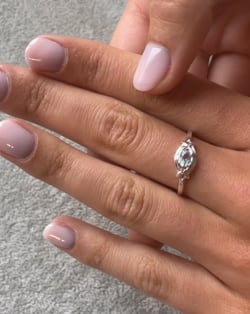 Vidéo: Bague Aigue-Marine sur Argent 925 1.870grs