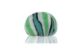 Italian Multicolored Enamel Dome Ring in 18kt Gold Over Sterling