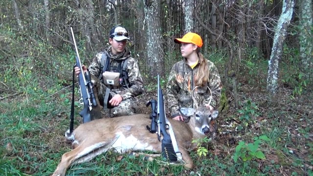 Evan and Grace Whitetail Deer Hunting in Virginia