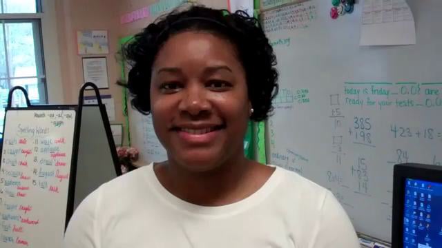 Teacher Danielle Singleton, Wells Station ES on Vimeo