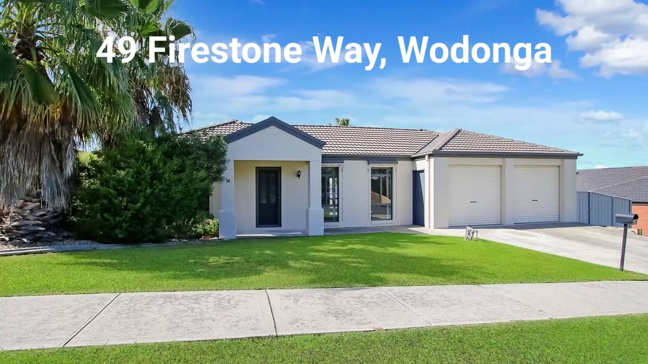 49 Firestone Way, Wodonga on Vimeo
