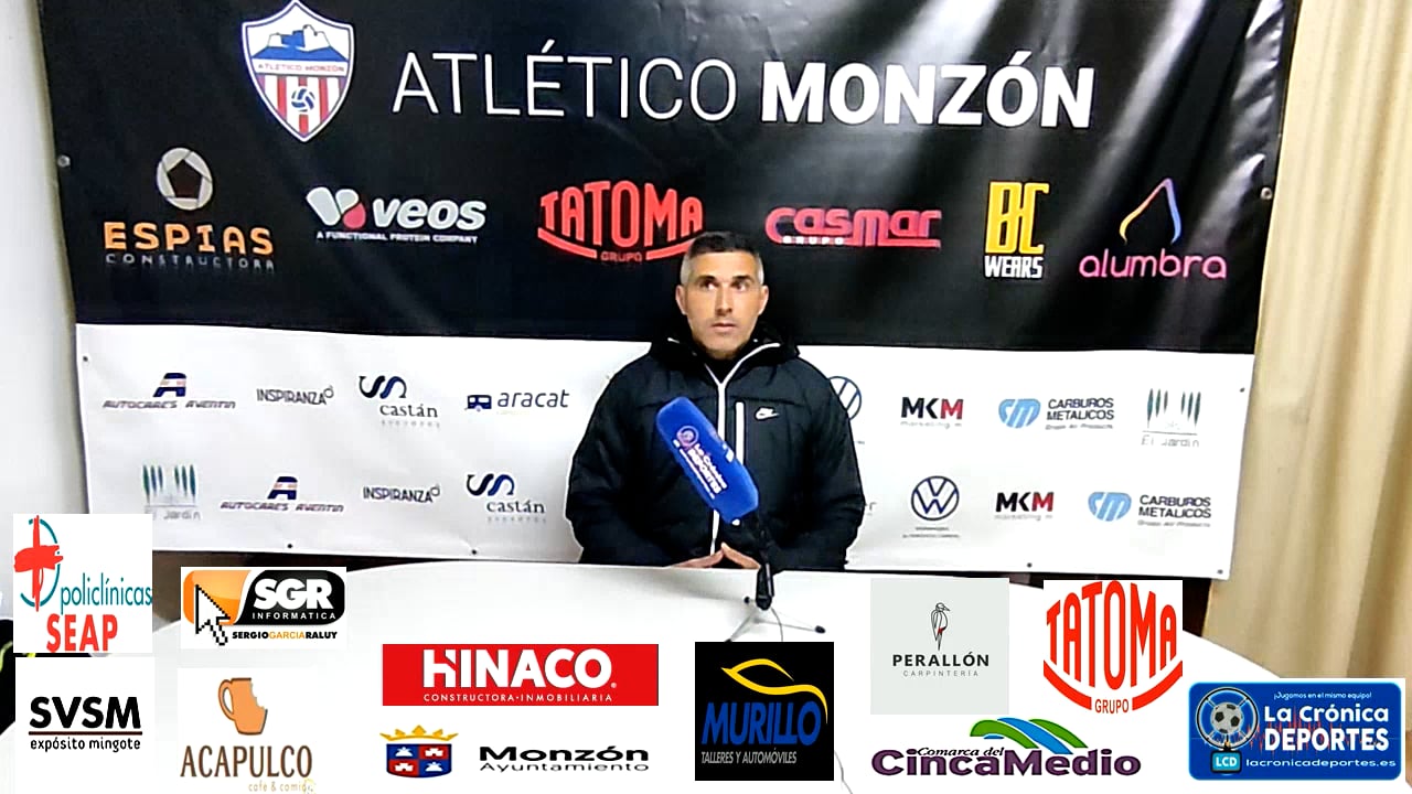 LA PREVIA / UD.Biescas - At.Monzón / J 33 / Cristian Abad (Entrenador At Monzón) 3ª División