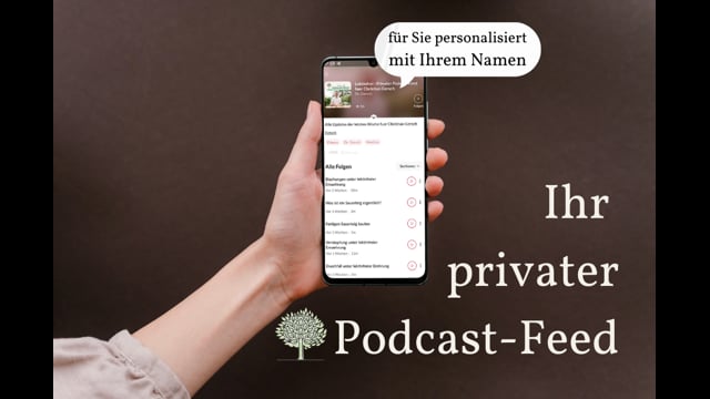 Ihr exklusiver privater Podcast-Feed 